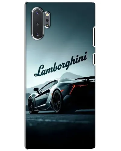 Чехол для Samsung Galaxy Note 10 Plus с картинкой «Классическая надпись Lamborghini»