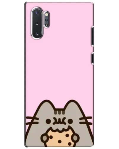 Чехол для Samsung Galaxy Note 10 Plus с картинкой «Pusheen и печенье» Чехол для Samsung Galaxy Note 10 Plus с картинкой «Pusheen и печенье»