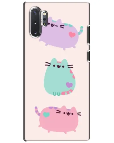 Чехол для Samsung Galaxy Note 10 Plus с картинкой «Pusheen трио» Чехол для Samsung Galaxy Note 10 Plus с картинкой «Pusheen трио»