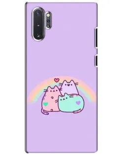 Чехол для Samsung Galaxy Note 10 Plus с картинкой «Радужные Пушины»