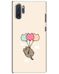 Чехол для Samsung Galaxy Note 10 Plus с картинкой «Пушин на шариках»