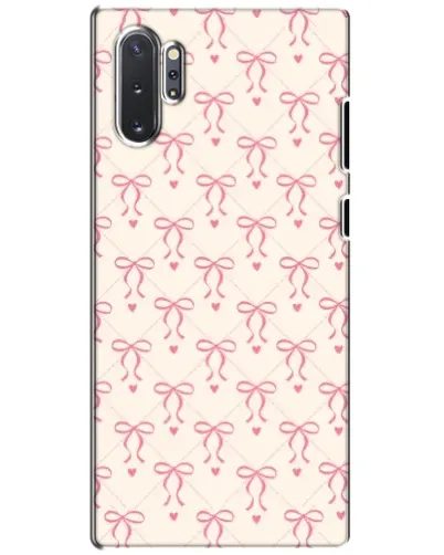 Чехол для Samsung Galaxy Note 10 Plus с картинкой «Розовые бантики Coquette» Чехол для Samsung Galaxy Note 10 Plus с картинкой «Розовые бантики Coquette»