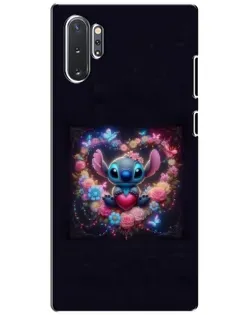 Чехол для Samsung Galaxy Note 10 Plus с картинкой «Stitch в цветах»