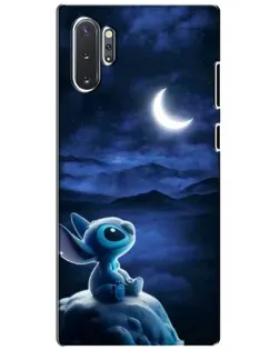 Чехол для Samsung Galaxy Note 10 Plus с картинкой «Лунная ночь Стича»