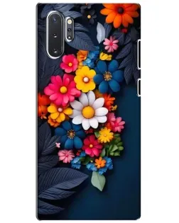 Чехол для Samsung Galaxy Note 10 Plus с картинкой «Цветочная феерия»