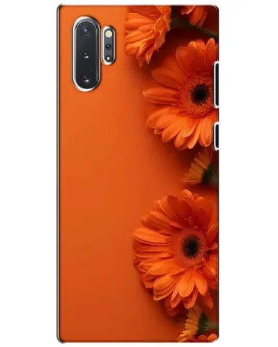 Чехол для Samsung Galaxy Note 10 Plus с картинкой «Оранжевые герберы»