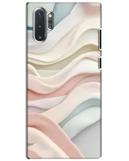 Чехол для Samsung Galaxy Note 10 Plus с картинкой «Пастельные нежные волны»