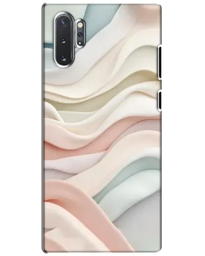 Чехол для Samsung Galaxy Note 10 Plus с картинкой «Пастельные нежные волны»