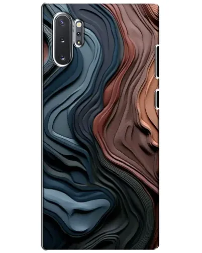 Чехол для Samsung Galaxy Note 10 Plus с картинкой «Цветные волны каньона»