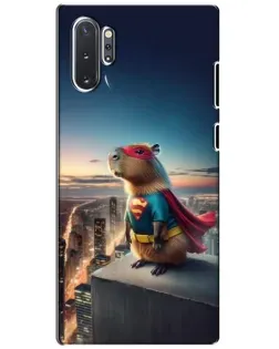 Чохол для Samsung Galaxy Note 10 Plus з картинкою «Капі-мен супергерой» Чохол для Samsung Galaxy Note 10 Plus з картинкою «Капі-мен супергерой»