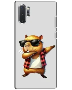 Чохол для Samsung Galaxy Note 10 Plus з картинкою «Капібара репер даб» Чохол для Samsung Galaxy Note 10 Plus з картинкою «Капібара репер даб»