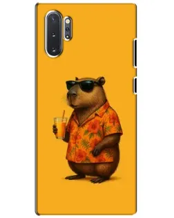 Чохол для Samsung Galaxy Note 10 Plus з картинкою «Капібара на відпочинку» Чохол для Samsung Galaxy Note 10 Plus з картинкою «Капібара на відпочинку»