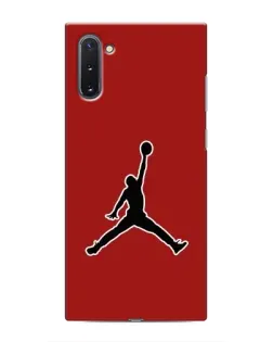 Чехол для Samsung Galaxy Note 10 с картинкой «Jordan Red Back»