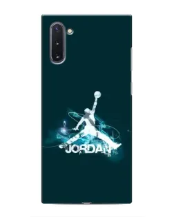 Чехол для Samsung Galaxy Note 10 с картинкой «Jordan Blue Fire»