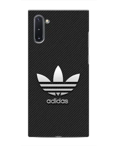 Чохол для Samsung Galaxy Note 10 з картинкою «Adidas Карбонова текстура»
