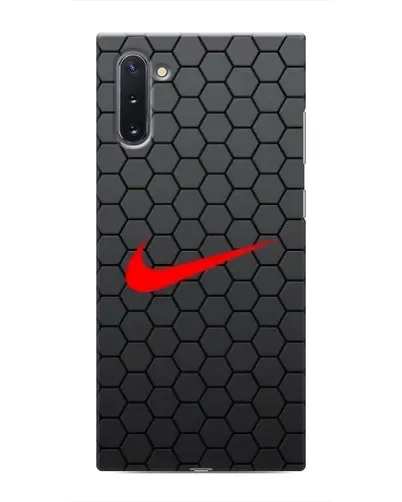 Чохол для Samsung Galaxy Note 10 з картинкою «Nike — карбонова сітка»