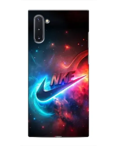 Чохол для Samsung Galaxy Note 10 з картинкою «Вогняний логотип Nike»