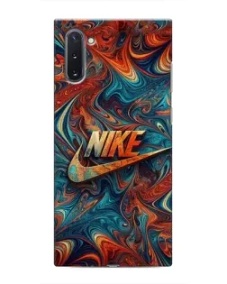 Чохол для Samsung Galaxy Note 10 з картинкою «Nike в абстракції»