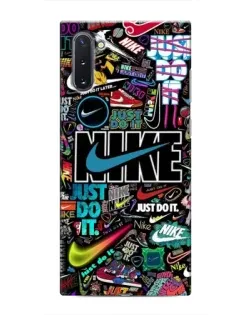 Чохол для Samsung Galaxy Note 10 з картинкою «Яскравий колаж Nike»
