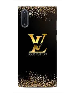 Чехол для Samsung Galaxy Note 10 с картинкой «LV — золотые искры»