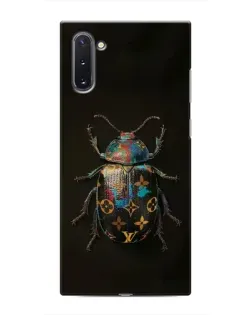 Чехол для Samsung Galaxy Note 10 с картинкой «LV — мраморный принт»