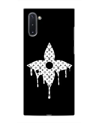 Чехол для Samsung Galaxy Note 10 с картинкой «Цветочная монограмма»