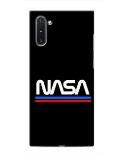Чохол для Samsung Galaxy Note 10 з картинкою «NASA — класика Red Blue»