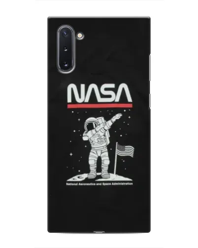 Чохол для Samsung Galaxy Note 10 з картинкою «NASA — крокуємо по Місяцю»