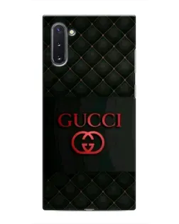 Чехол для Samsung Galaxy Note 10 с картинкой «Gucci — стеганый черный»