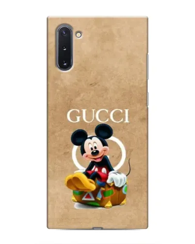 Чехол для Samsung Galaxy Note 10 с картинкой «Микки Маус Gucci — крафт» Чехол для Samsung Galaxy Note 10 с картинкой «Микки Маус Gucci — крафт»