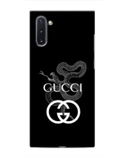 Чехол для Samsung Galaxy Note 10 с картинкой «Gucci — серебряная змея»
