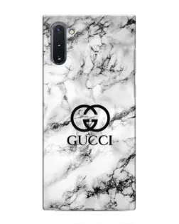 Чехол для Samsung Galaxy Note 10 с картинкой «Gucci — мраморный шик»