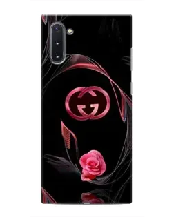 Чехол для Samsung Galaxy Note 10 с картинкой «Gucci — неоновая роза»