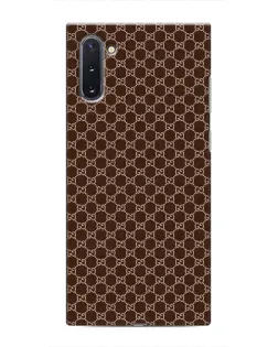 Чохол для Samsung Galaxy Note 10 з картинкою «Gucci — шоколадна сітка»