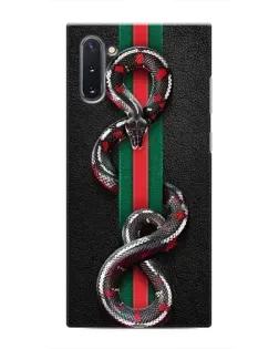 Чохол для Samsung Galaxy Note 10 з картинкою «Gucci — змія на смузі»