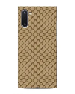 Чохол для Samsung Galaxy Note 10 з картинкою «Gucci — класичний беж»