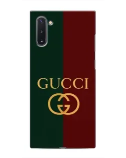 Чохол для Samsung Galaxy Note 10 з картинкою «Gucci — темно-зелений градієнт»