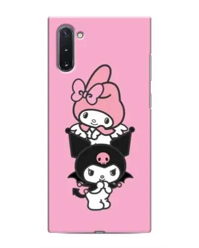 Чехол для Samsung Galaxy Note 10 с картинкой «My Melody и Kuromi»