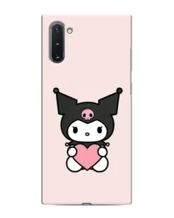 Чехол для Samsung Galaxy Note 10 с картинкой «Kuromi и сердце» Чехол для Samsung Galaxy Note 10 с картинкой «Kuromi и сердце»