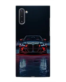 Чехол для Samsung Galaxy Note 10 с картинкой «BMW на мокрой дороге»