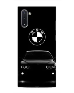 Чехол для Samsung Galaxy Note 10 с картинкой «BMW — взгляд из темноты»
