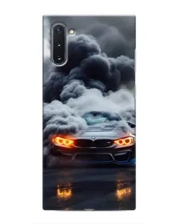 Чехол для Samsung Galaxy Note 10 с картинкой «BMW в дыму»