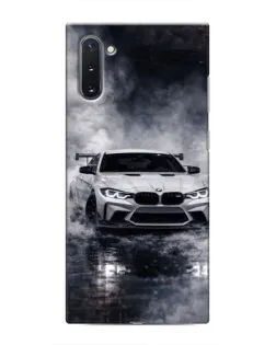 Чехол для Samsung Galaxy Note 10 с картинкой «BMW сквозь туман»