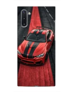 Чехол для Samsung Galaxy Note 10 с картинкой «BMW на красной дорожке»
