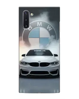 Чохол для Samsung Galaxy Note 10 з картинкою «BMW в білому диму»