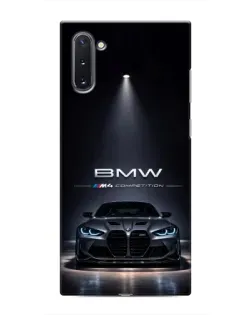 Чохол для Samsung Galaxy Note 10 з картинкою «BMW крізь нічне місто»
