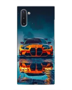 Чохол для Samsung Galaxy Note 10 з картинкою «BMW — золота емблема»