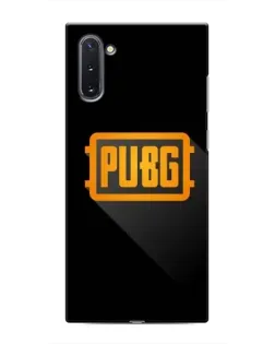 Чохол для Samsung Galaxy Note 10 з картинкою «PUBG — рамка лого»