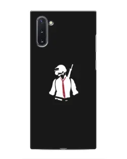 Чохол для Samsung Galaxy Note 10 з картинкою «PUBG — силует воїна»
