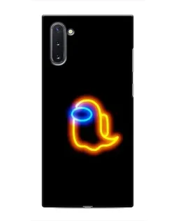 Чохол для Samsung Galaxy Note 10 з картинкою «Among Us неонове сяйво»